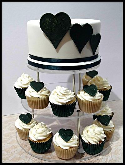 Wedding cupcake tower - Cake by Jackie - The Cupcake Princess