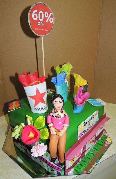 "Shopaholic" Cake - Cake by Fun Fiesta Cakes  