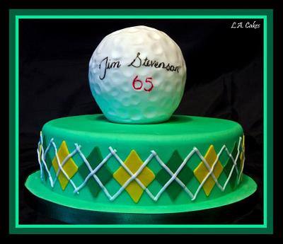 65 and still swinging - Cake by Laura Young