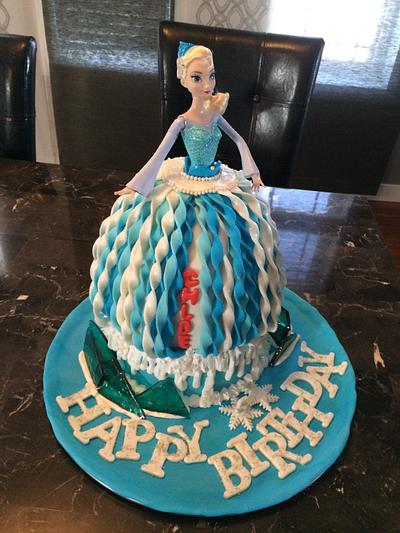 Elsa Frozen Cake - Cake by For Heaven's Cakes by Julie 