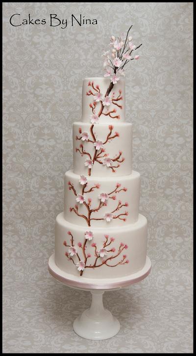 Cherry Blossom - Cake by Cakes by Nina Camberley