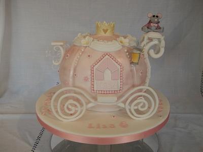 Princess Carriage cake - Cake by Jayne Worboys