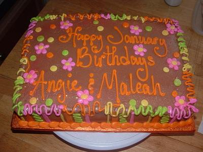 Neon Dual Birthday - Cake by Jennifer C.