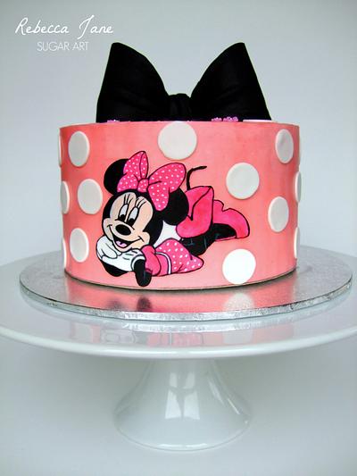 Minnie Mouse first birthday - Cake by Rebecca Jane Sugar Art