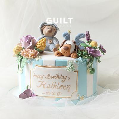Sweet Flowery 16th - Cake by Guilt Desserts