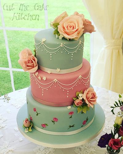 Kath Kidston Wedding Cake - Cake by Emma Lake - Cut The Cake Kitchen