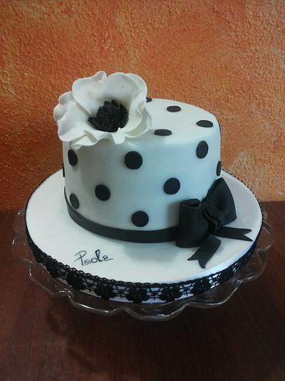 Black and White - Cake by Simona
