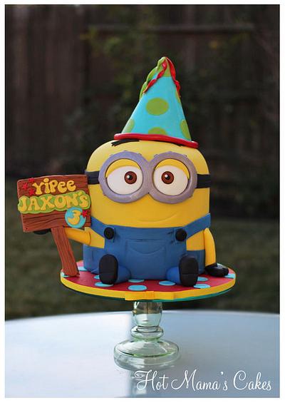 A Minion for Jaxon! - Cake by Hot Mama's Cakes