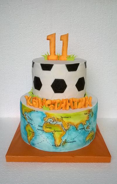 Soccer player Lapadula - Decorated Cake by Dolcidea - CakesDecor