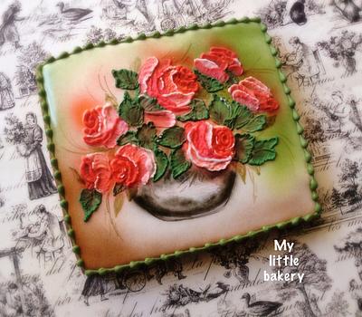 Roses for mom - Cake by Nadia "My Little Bakery"