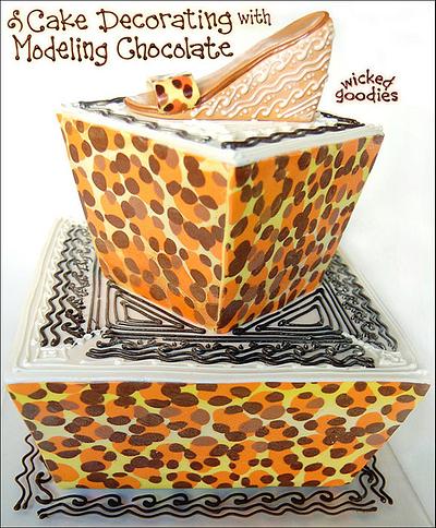 Leopard Print Shoe Cake - Cake by Wicked Goodies