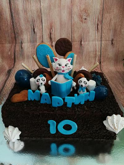Kitten with booklet - Cake by Galito