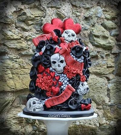 My cake for sugar skull collab  - Cake by Claire