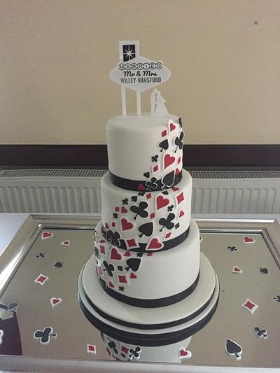 Las Vegas wedding cake  - Cake by Donnajanecakes 