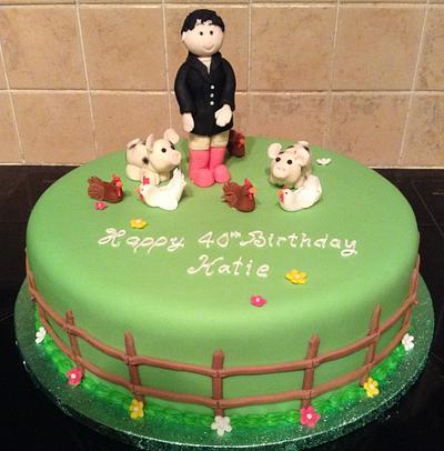 40th birthday cake - Cake by Natalie Wells