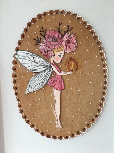 Fairy  giant cookie - Cake by Martina Encheva