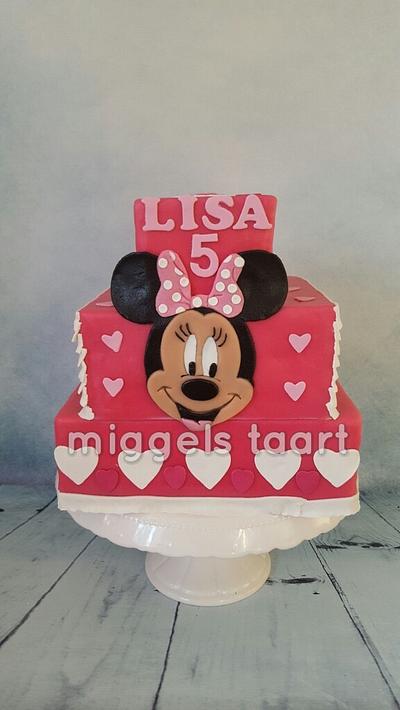 minnie mouse - Cake by henriet miggelenbrink