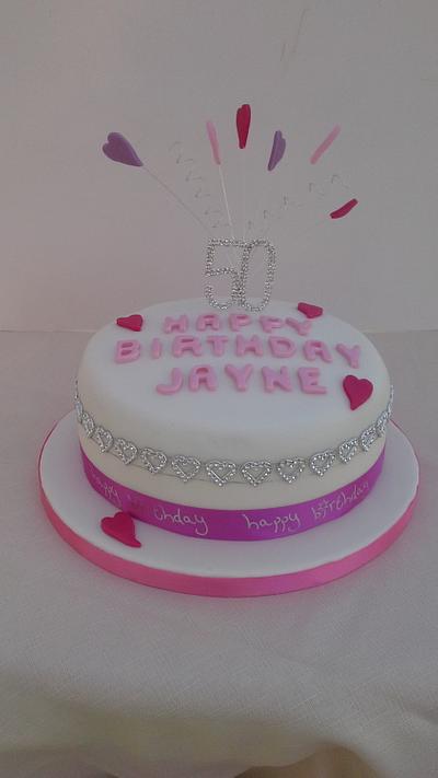 50th Birthday Cake - Cake by penrhynbakes