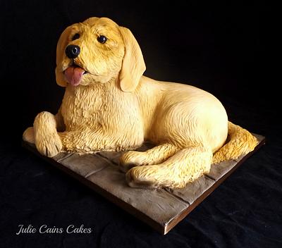 Fundraising Pup - Cake by Julie Cain
