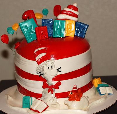 Dr. Seuss - Cake by Jenn