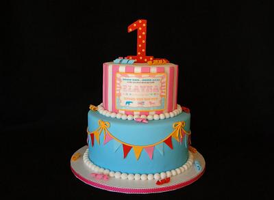 Circus Themed Cake - Cake by Elisa Colon