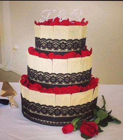Chocolate panel cake - Cake by Rainie's Cakes