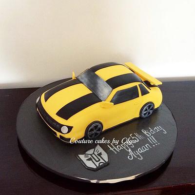 Transformer Bumblebee cake - Cake by Couture cakes by Olga