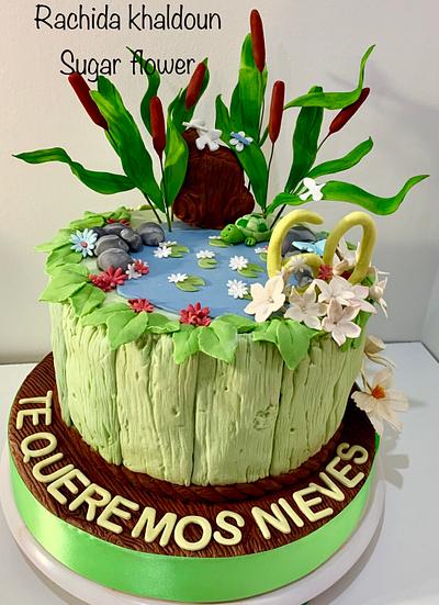 Sixteen years spring  - Cake by Rachida sugar flower 