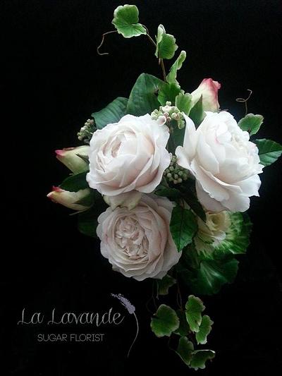 Flowers From Dads Garden - Cake by La Lavande Sugar Florist