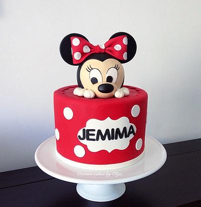 Minni mouse - Cake by Couture cakes by Olga