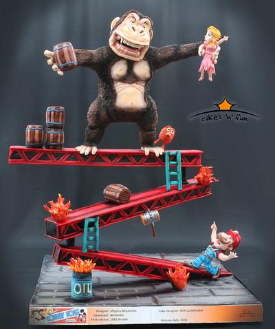 Donkey Kong!!!! - Cake by Dirk Luchtmeijer