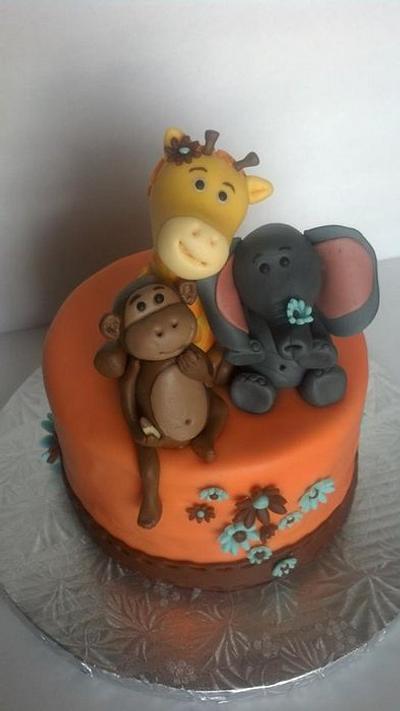 Jungle Baby Shower - Cake by Charis