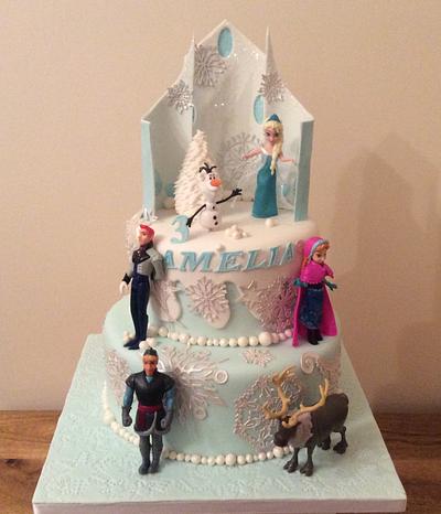 Frozen cake - Cake by Kimscakes