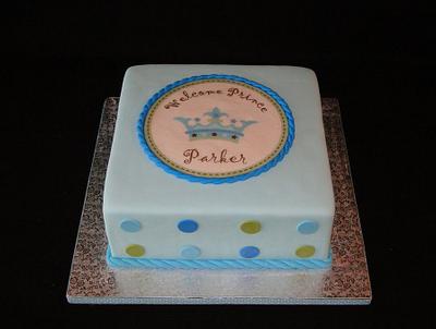 Prince Baby Shower - Cake by Elisa Colon