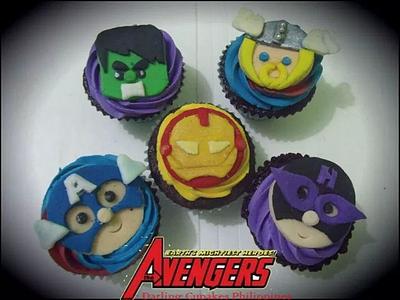 Avengers Cake - Cake by darlingcupcakes