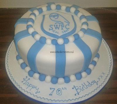sheffield wednesday football cake - Cake by debscakecreations