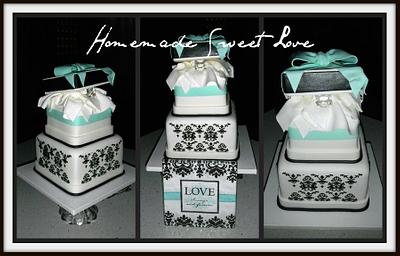 Engagement party cake - Cake by  Brenda Lee Rivera 