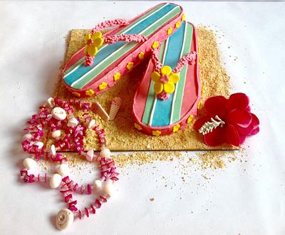 Flip Flops..... - Cake by Seema Bagaria