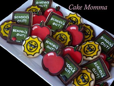 End of School Cookies - Cake by cakemomma1979