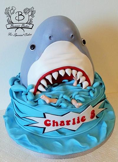 Shark cake - Cake by Bonnie Bakes UAE