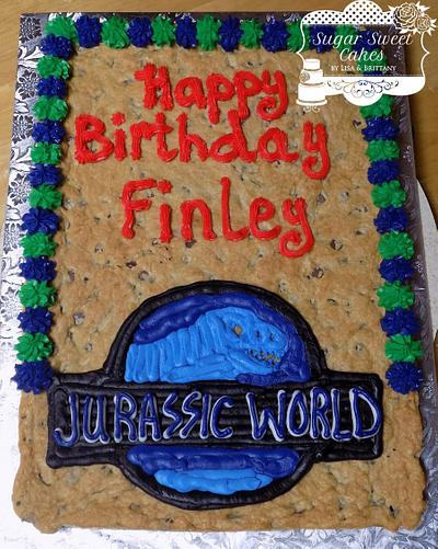 Jurassic World Cookie Cake - Cake by Sugar Sweet Cakes
