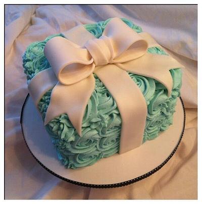Tiffany's Themed Smash Cake - Cake by Becky Pendergraft