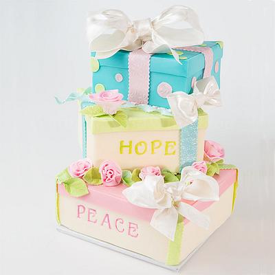 Gift Box Cake - Cake by Bobbie