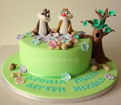 Chip N Dale - Cake by Cakes By Samantha (Greece)