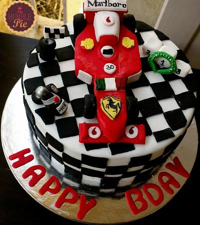 Formula One Ferrari Cake - Cake by Mrudula 