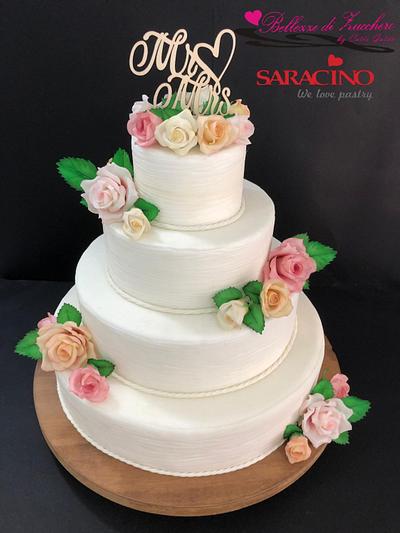 Rustic wedding cake - Cake by Catia guida