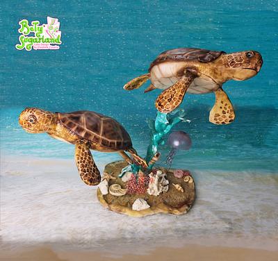 See turtles - Cake by Bety'Sugarland by Elisabete Caseiro 