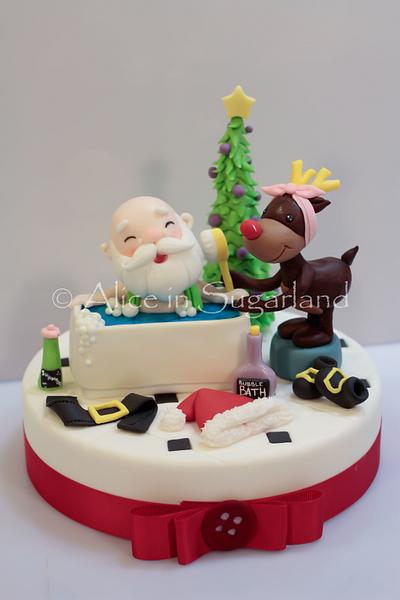 Santa's bath! - Cake by Chicca D'Errico
