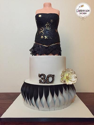 Black and White - Cake by L'Abeille En Sucre