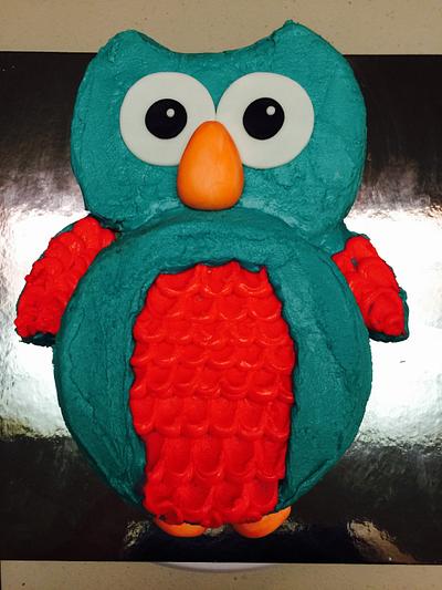 Owl Cake - Cake by ChrissysCreations
